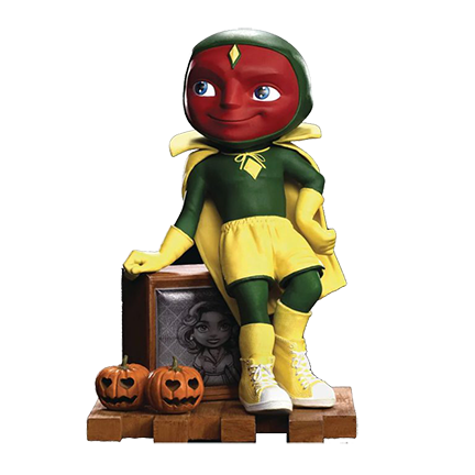 hallween version vision minico Figura Wanda Vision Minico – Vision Halloween - Imagen 1